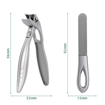 🎉 Neujahrsgeschenk – 50% RABATT!✂️ Spritzwassergeschützter Nagelknipser aus rostfreiem Stahl – Breite Öffnung & sicherer Verschluss!