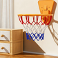 🏀Wandmontierter, selbstklebender, tragbarer Basketballkorb aus Kunststoff für den Innen- und Außenbereich mit Zubehör