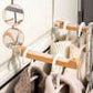 Foldable Wood Over The Door Hooks