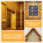 Glitzerndes Goldpigment
