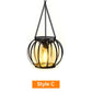 🔥ANGEBOT – 50 % RABATT🔥 Retro-Solarlampen aus Metall🌟