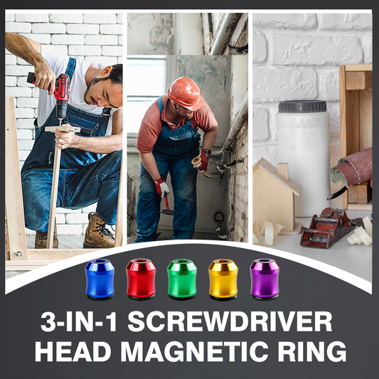 🔥 49 % Rabatt – nur solange der Vorrat reicht! 🎉 3-in-1 Magnetring für Schraubendreher-Aufsätze