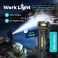 LED-Arbeitsleuchte mit 180° drehbarem Kopf
