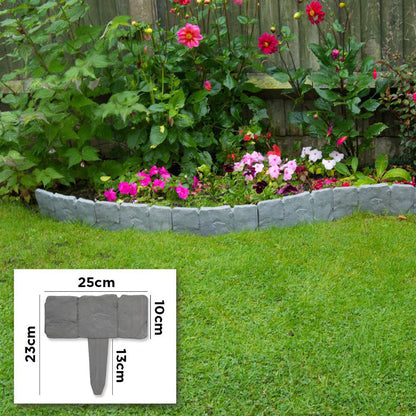 Gartensichtschutz in Steinoptik