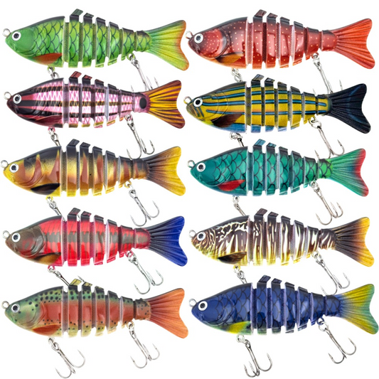 🎣 49% KORTING! 🐟 Multi-gesegmenteerd bionisch zwemmend kunstaas