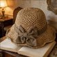 🧢 49% OFF NOW! 🌞 Elegant Woven Straw Sun Hat with Bow – Breathable, Foldable & Perfect for Beach & Travel 👒