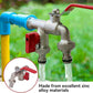 Doppel-Außenwasserhahn | Mit integriertem Rückschlagventil und frostsicherem Messing (UKCA/CE)