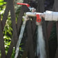 Doppel-Außenwasserhahn | Mit integriertem Rückschlagventil und frostsicherem Messing (UKCA/CE)