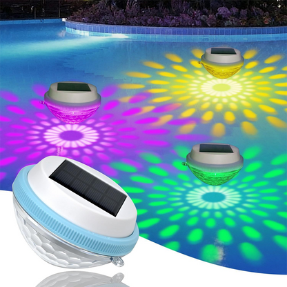 Solar-LED-Schwimmleuchte für den Pool